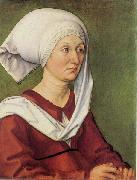 Albrecht Durer Portrat der Barbara Durer, geb. Holper painting